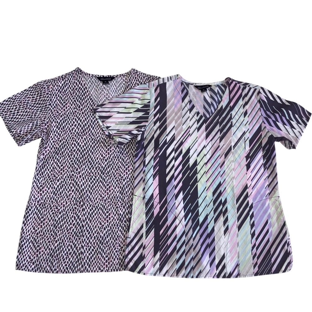 Women’s  V-Neck Scrub Tops - Set of 2
Size XS